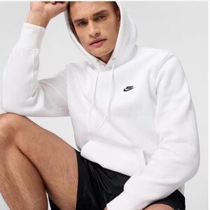 Nike Men's White Hoodie